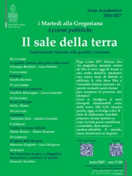 Il sale della Terra. Esplorazione intorno alla qualità cristiana